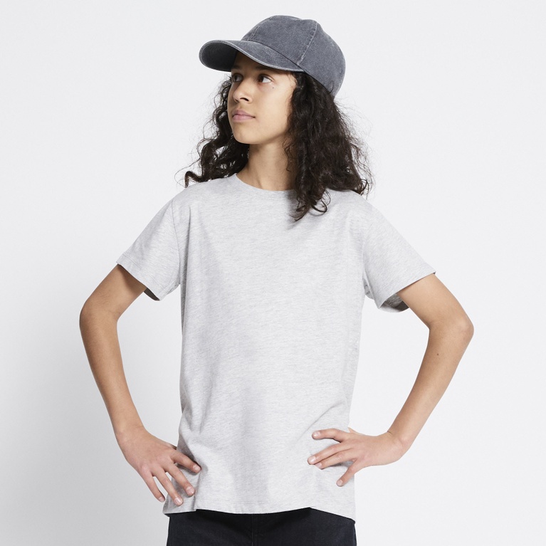 Basic tee "Andie" Grey melange 3